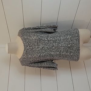 LOFT Monochrome Knit Cowl Sweater